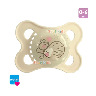 Chupeta MAM 0-6 Meses Night Brilha no Escuro Original Unitária Neutra Bico Silicone