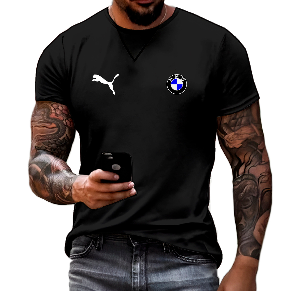 Camiseta Masculina Academia Musculação Caminhada Dry UV estampa 3D Macia e  Confortável