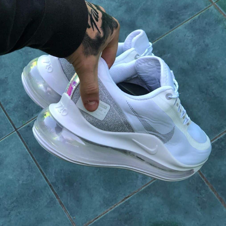 Air Max 720 Bolha Branco Calçados Masculinos Esportivos - Últimas Unidades Promoção !