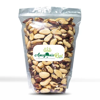 Castanha do Pará INTEIRA Premium 1KG [DIRETO DA INDÚSTRIA] - Amazônia Real Nuts