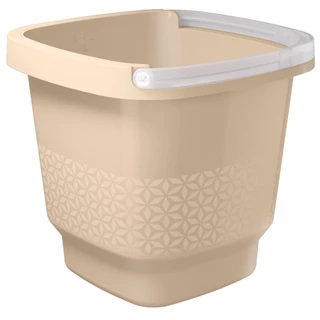 Balde de Plástico 8,5L com Alça UZ409-CAP UZ Cappuccino