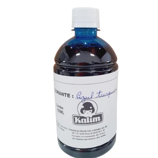 Corante 500 ml produto de limpeza aromatizante sabao detergente azul turquesa