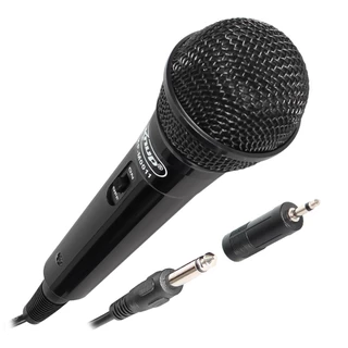Microfone Profissional Dinâmico Com Fio Para Karaoke P10 P2