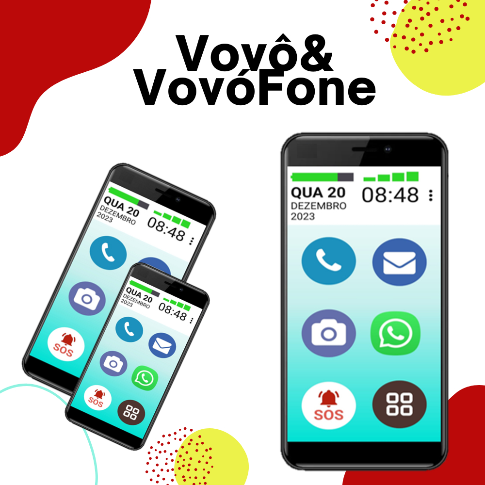 Celular Positivo Vovô&Vovófone 16gb Icones Grandes Zap Botão Sos
