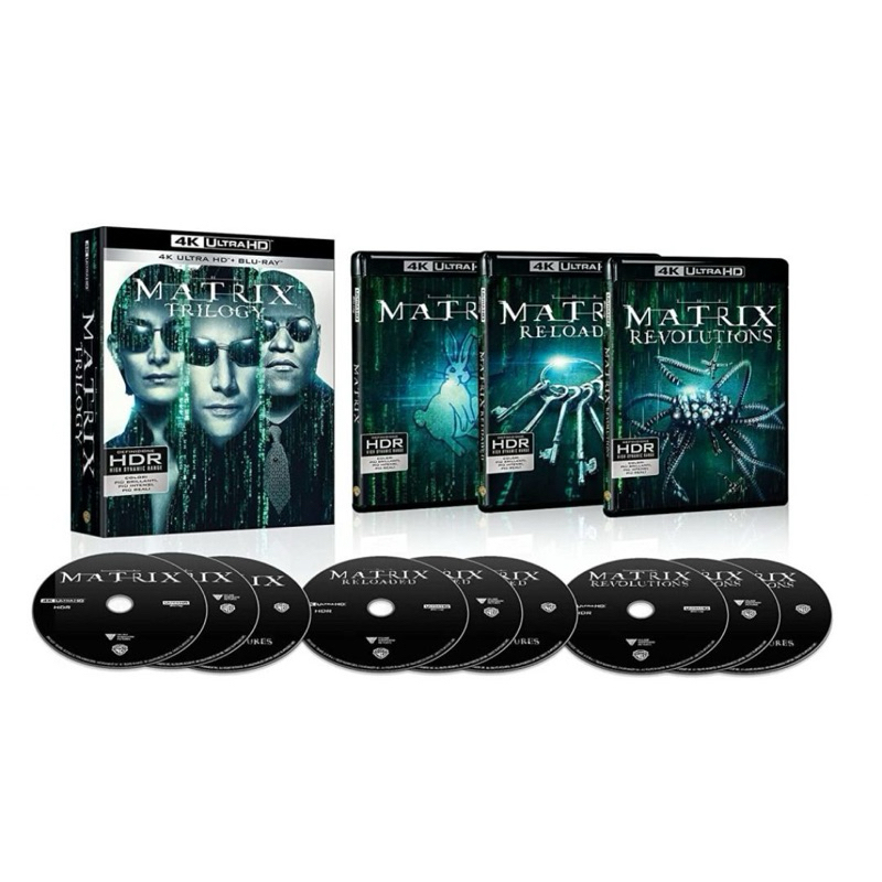 Bluray 4K Trilogia Matrix Dublado