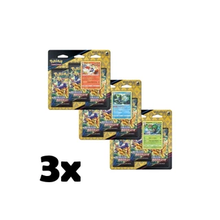 Kit 3 Blister Triplos Realeza Absoluta - Pokémon TCG - Original Copag