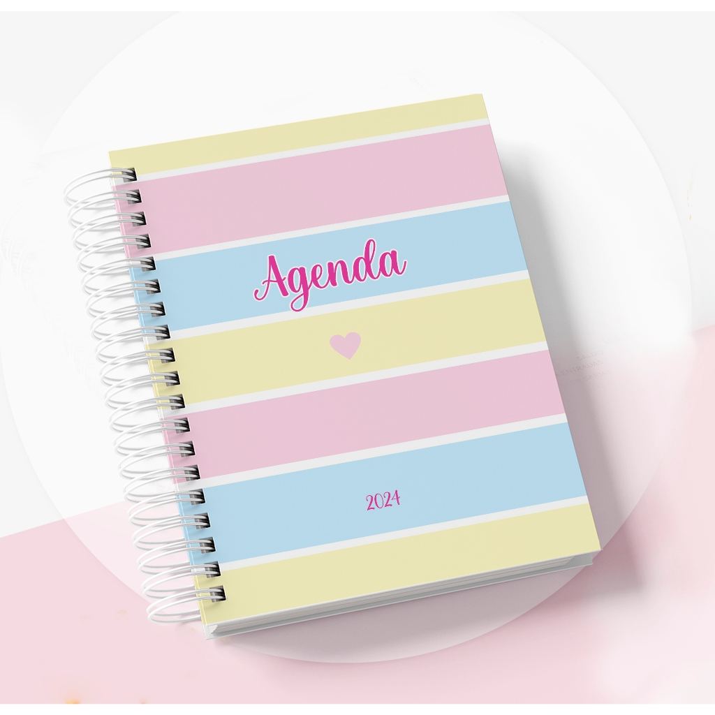 Mini Agenda de bolsa Personalizada 2 dias por página