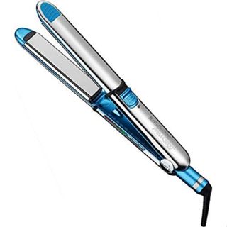 Chapinha Prancha de Cabelo Profissional Bivolt 110V/220V Anti Frizz Metalica Prata Optima 3000 Nano Titanium Salão de beleza Alisa e modela Esquenta 450F com regulagem de temperativa Top Esquenta Rapido Facil de Manusear