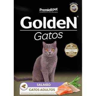 Ração golden gatos salmão 10,1kg