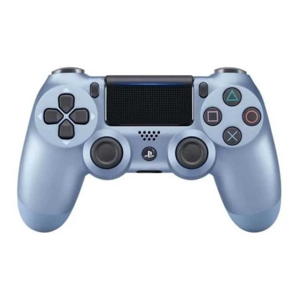 Controle Sem Fio Original PS4 PlayStation 4 - Titanium Blue