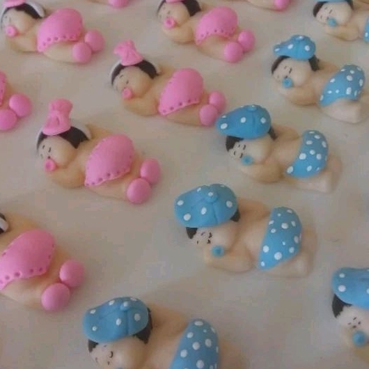 20 Lembrancinhas de biscuit para Maternidade/ Chá de bebê/Revelação ...