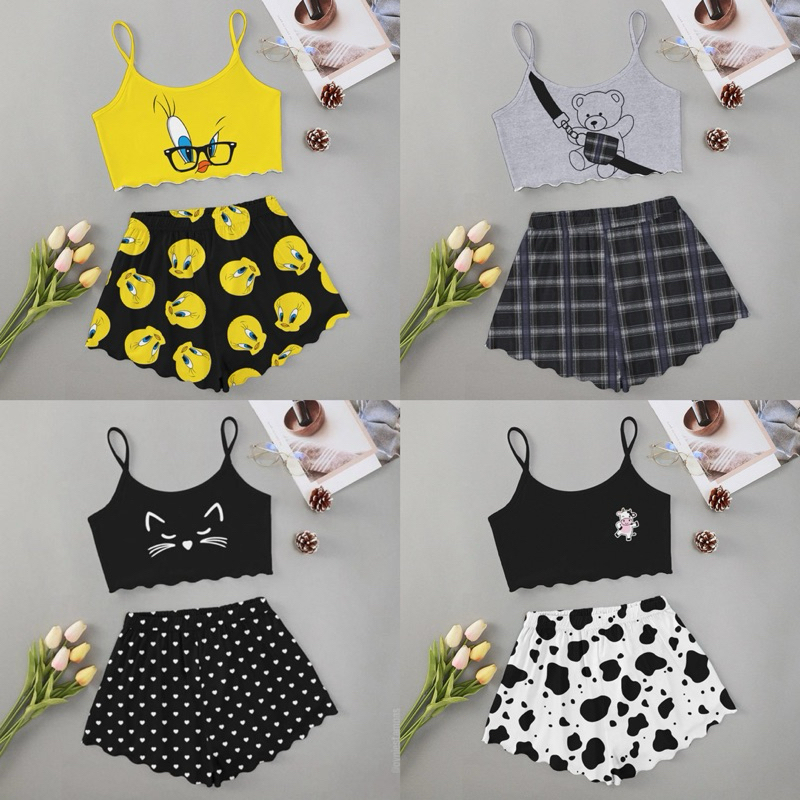 Pijama feminino moda verão 2023