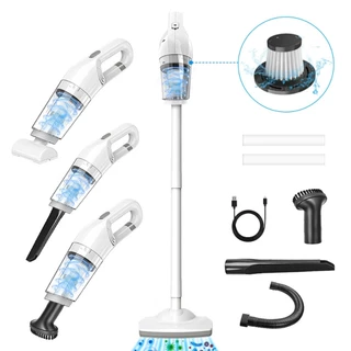 Aspirador portátil sem fio, poderosa vassoura elétrica, sem fio pó limpador, casa e carro, remover ácaros, 12000Pa, 120W