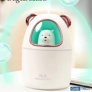 Grande Umidificador De Ar E Aromatizador De Ambiente 350ml Portátil Difusor Ultrassônico Elétrico