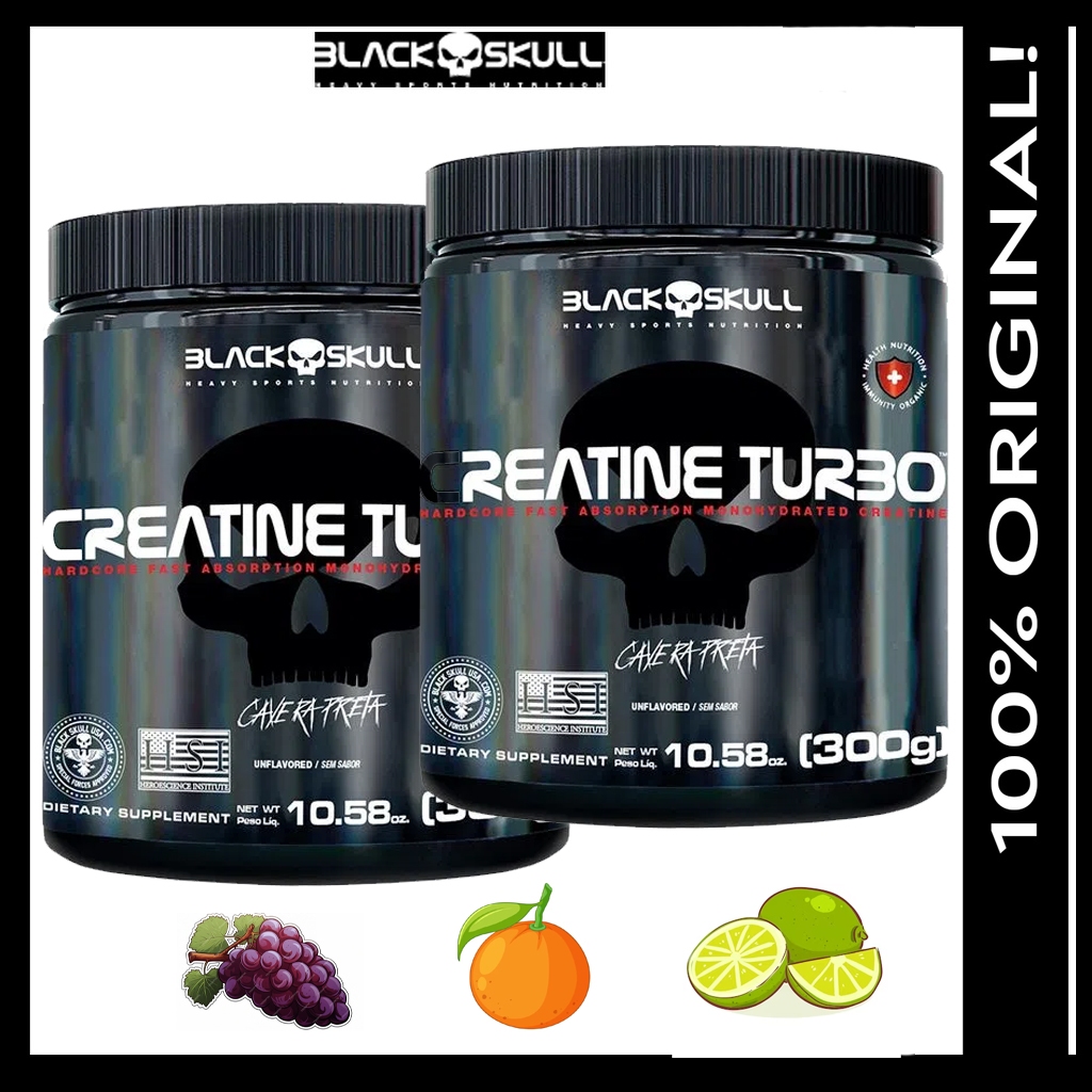 Kit 2x Creatine Turbo BlackSkull 300g
