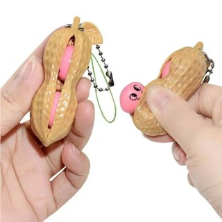 Chaveiro Pop It Amendoim Alivia Stress Ansiedade Sensorial Fidget Toy Ja No Brasil