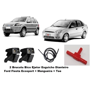 Brucutu Bico Ejetor Esguicho Fiesta Ecosport 2003 A 2012 + Mangueira + Tee