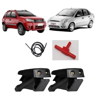 Brucutu Bico Esguicho Parabrisa Ford Fiesta Ecosport + Tee + Mangueira