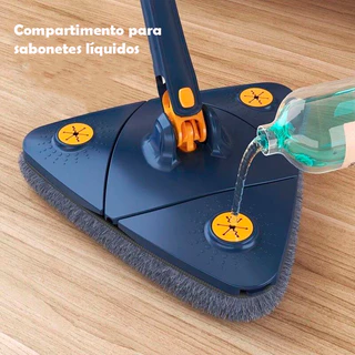 Moop Limpeza Giratorio Esfregão Triangular 360 Profissional Rodo Mop Mob Mopi Limpeza Grande Flexível Inox Portátil Flex Simplo
