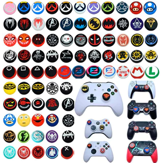 (C) Par de Grip Personalizado Ps3,Ps4, Ps5, Xbox One, Xbox X/S Ótima qualidade Envio Imediato