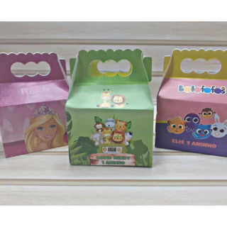 Kit 10 20 30 Caixas Maleta Personalizada Maletinha Lembrancinha Festa Infantil / FAZEMOS QUALQUER TEMA