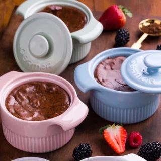 Cocotte de Porcelana Com Tampa Germer 10cm