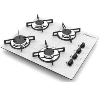 Cooktop Chamalux 4B Ultra Chama Inteligente Girou Acendeu 612