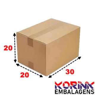 25 Caixas De Papelão 30x20x20 Envios, Ecommerce, Pac, Sedex