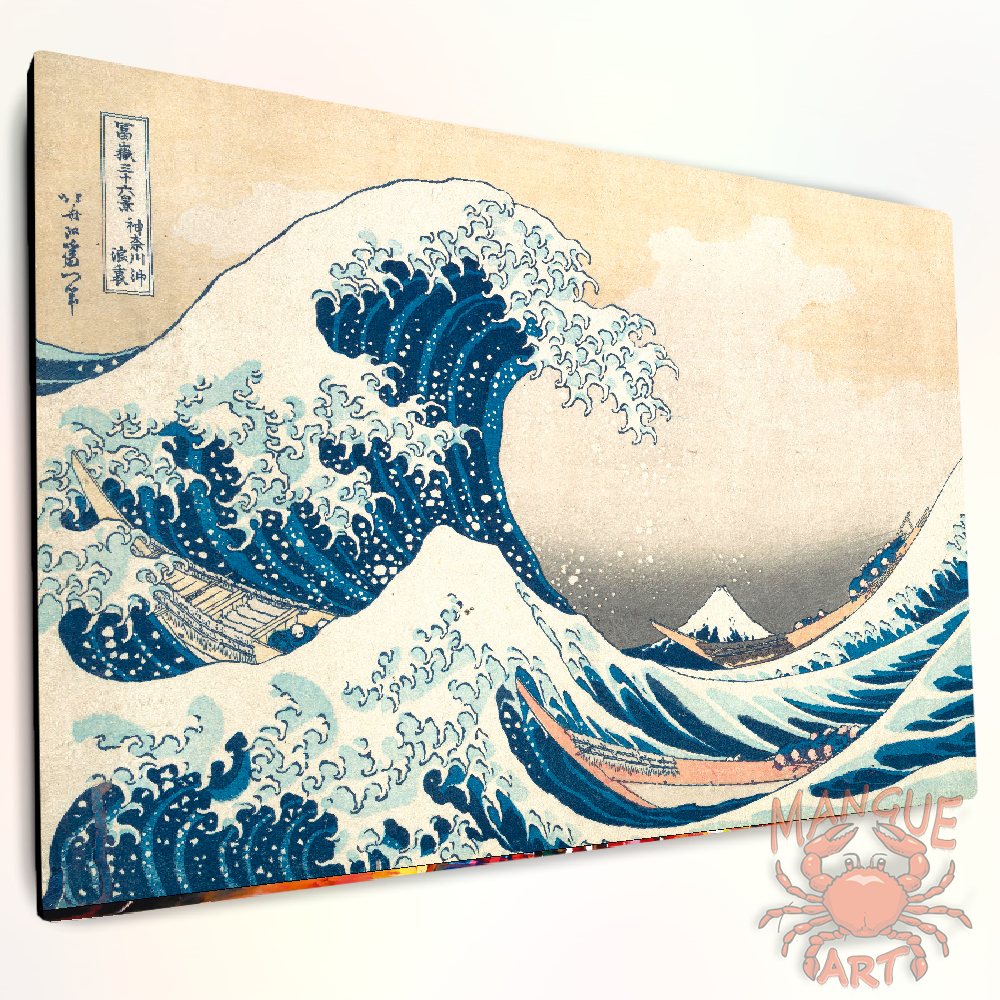 Quadro Grande onda de kanagawa. Katsushika Hokusai.