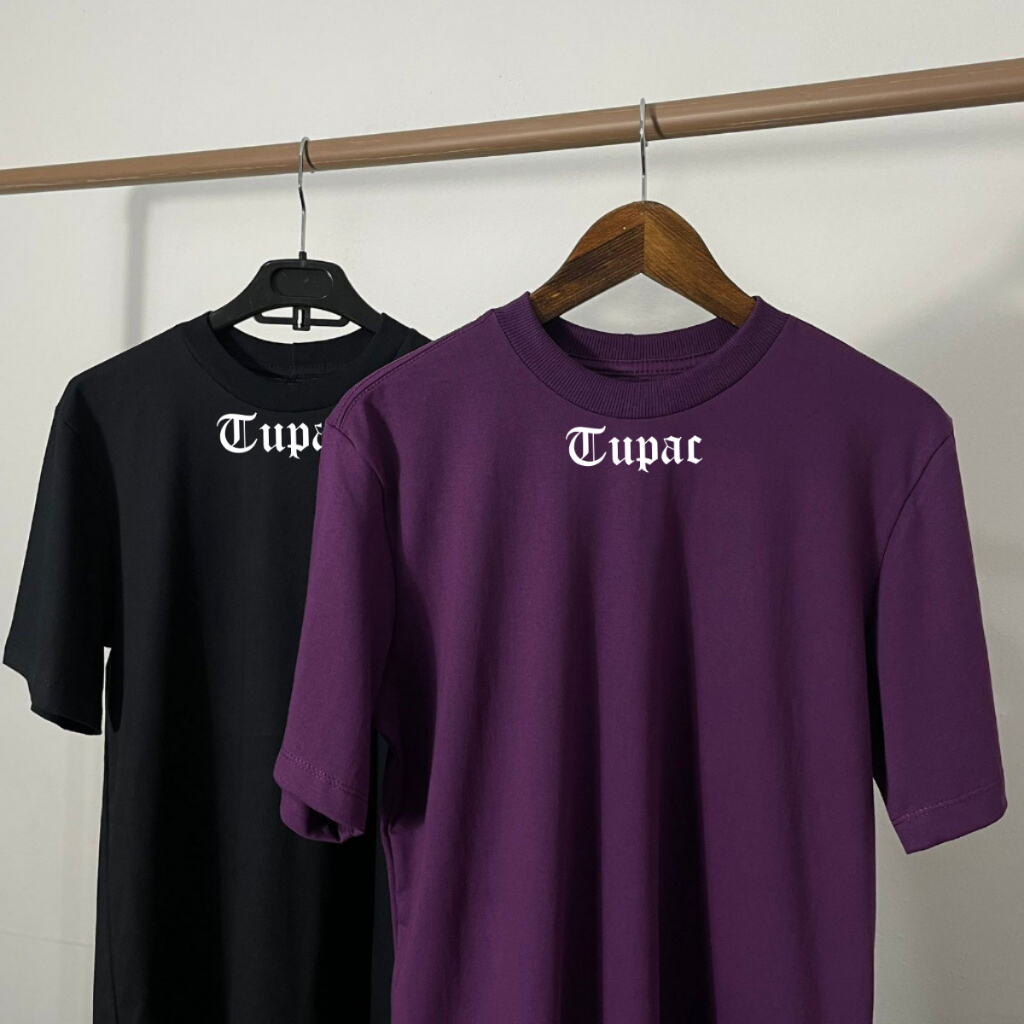 Camiseta Masculina Feminina Roxo 2pac Streetwear Oversized Tupac