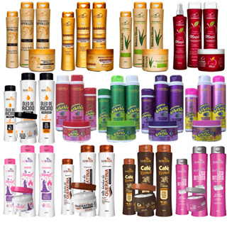 Kit Capilar 12 Produtos (3 KITS) Belkit - Limpa Estoque