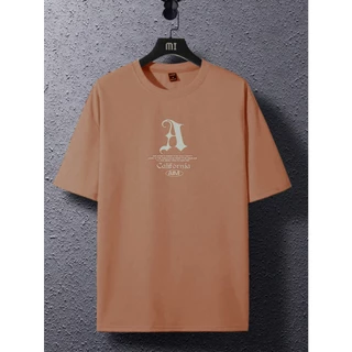 Camiseta Oversized Streetwear Unissex Tecido Confortável Manga Curta Verão Gola Redonda Blusa Masculina Estampada California Estilosa Garoto Skatista Swag
