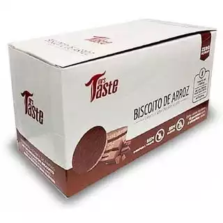 Biscoito de Arroz Integral (cx c/12) - Mrs Taste