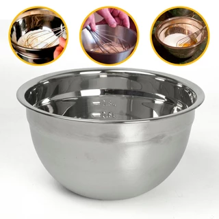 Tigela Inox Mixing Bowl 18 cm Bacia Aço Inox Cozinha Vasilha Boll