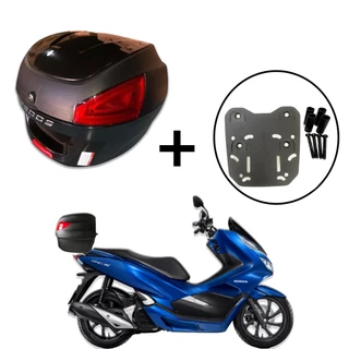 Baú Awa Proos 29 litros com Suporte para baú superior para PCX 2013 2014 2015 2016 2017 2018 2019 2020 2021 2022 2023