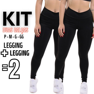 Kit 3 Calça Legging Calça Legs Feminina Moda Fitness Academia Compatível  Para Gestante Levanta bumbum Efeito Modelador… (as2, alpha, l, plus,  regular)