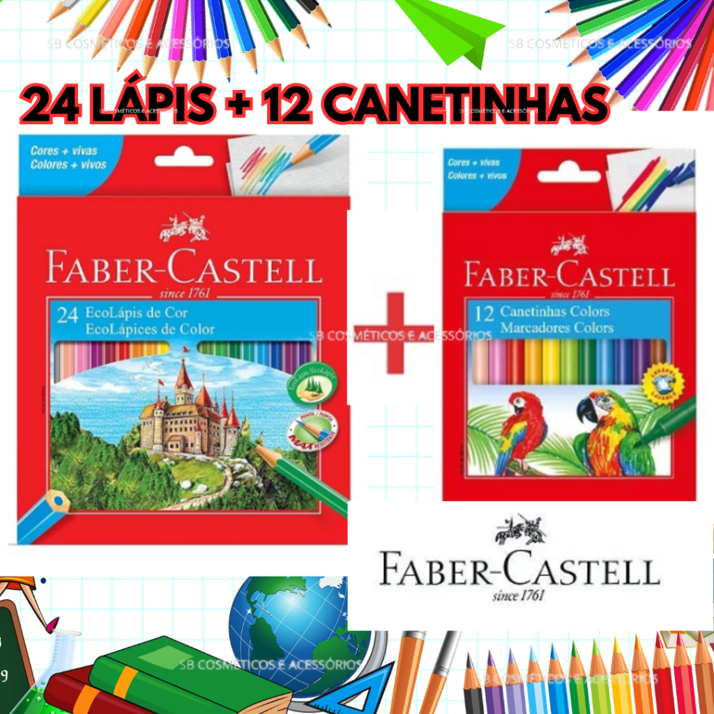 Lápis de Cor 100 Cores Super Soft Original Faber-castell - Faber Castell -  Lápis de Cor - Magazine Luiza