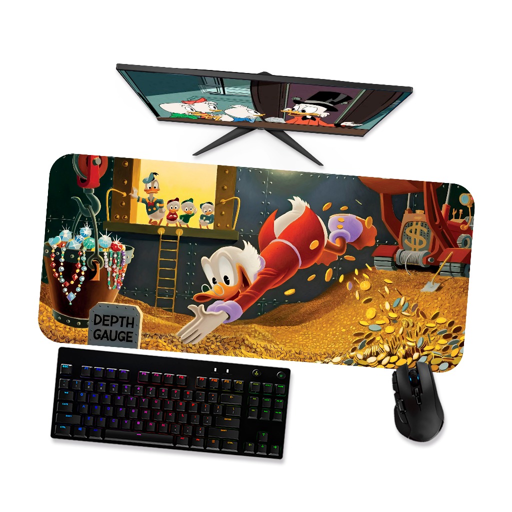 Mouse pad Gamer Grande Mousepad 90x40 80x40 60x40 70x30 - TIO PATINHAS