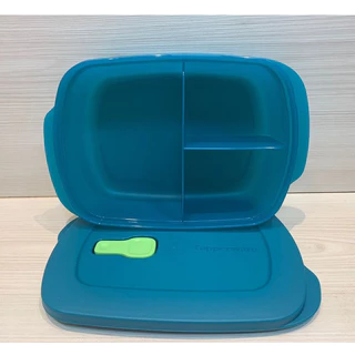 TUPPERWARE CRISTALWAVE RETANGULAR C/ DIVISÓRIA - MICROONDAS - MARMITA