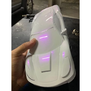 Tinta automotiva poliester branco perolizado violeta(EXCLUSIVA) 450ml base+efeito