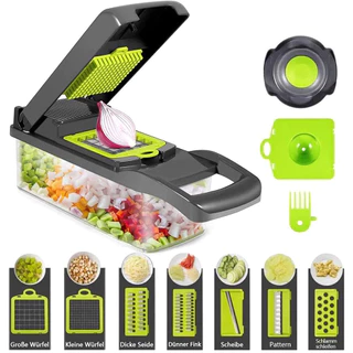 Cortador Multi Fatiador Para Frutas e Legumes Lâminas em Aço Inox em Oferta na Shopee