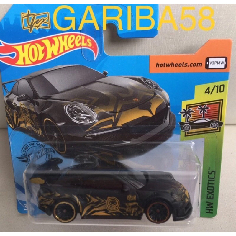 Hot Wheels Porsche 911 Turbo 3.3 ×2 HOT WHEELS PORSCHE 911 Gt3 Rs 2020 EXOTICS SERIES GARIBA58