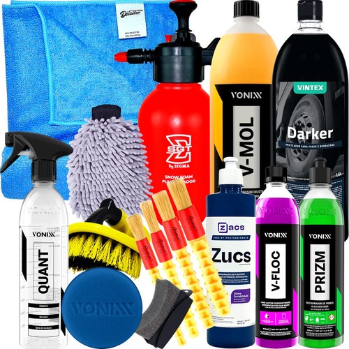 Kit De Produtos Para Iniciar Estética Automotiva Iniciante