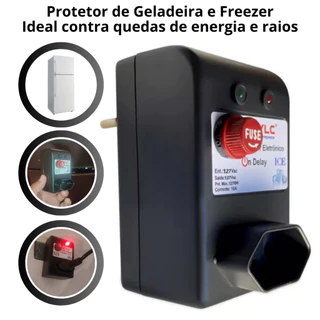 Protetor Geladeira Freezer Quedas De Energia Raios ICE