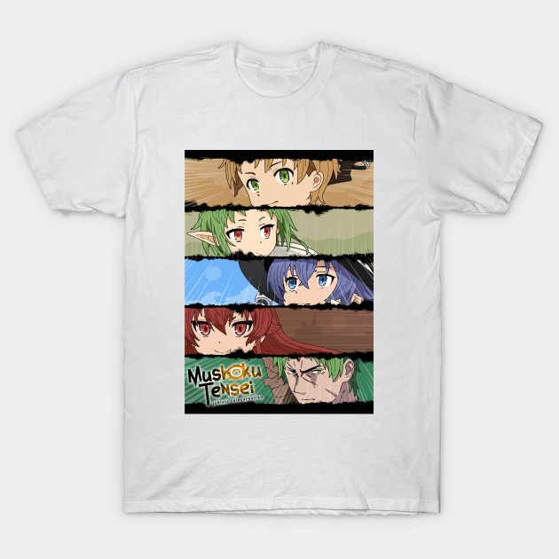 Camiseta Mushoku Tensei: Jobless Reincarnation - Rudeus x Sylphiette x ...