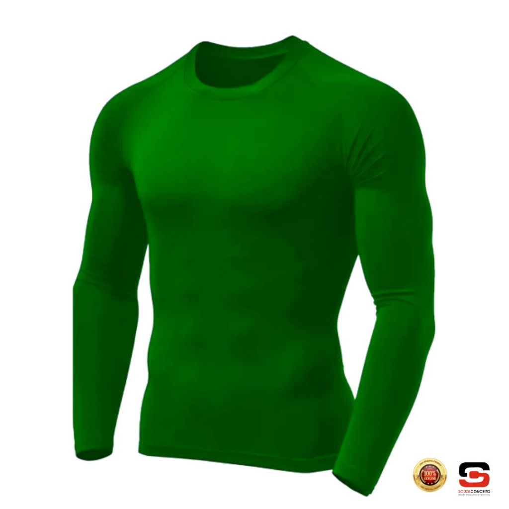 Kit 5 Camisetas Térmicas Camisa Segunda Pele Uv 50+ Unissex