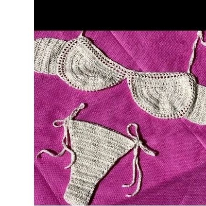 Sexy Micro Crochet Bikini, Thong Underwear, Fato De Banho, Mão De Tricô,  Mini Calcinha, Swimwear, Bottom Swimsuit