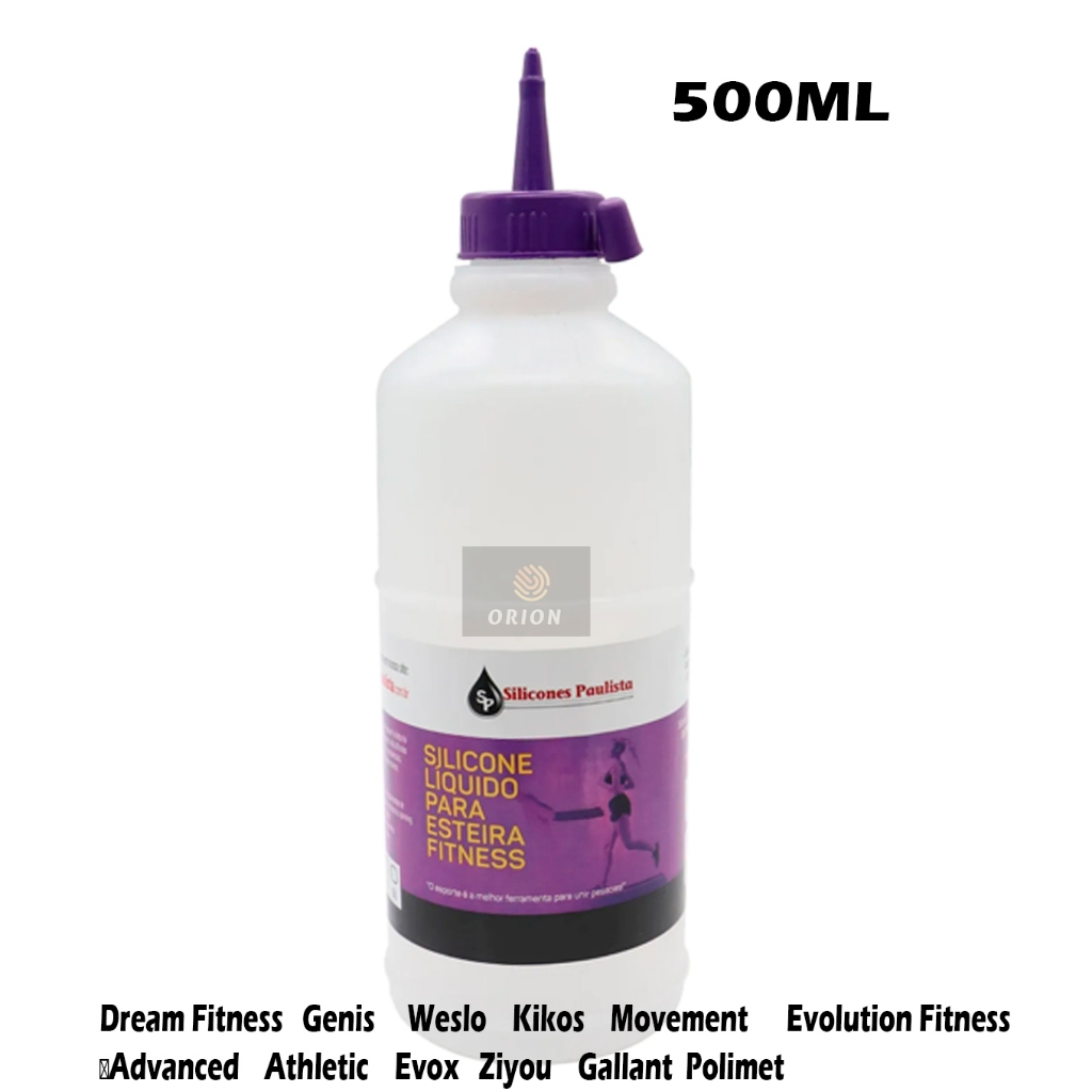 SILICONE LUBRIFICANTE DE ESTEIRA ACADEMIA DOMÉSTICA 100% PURO - 500 ml