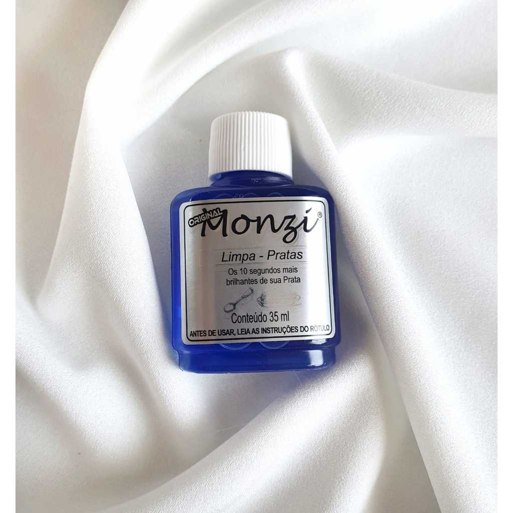 Limpa Pratas Monzi 35 ml Original Azul | Shopee Brasil