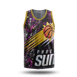 Camiseta Regata Estilo Basquete Phoenix Suns